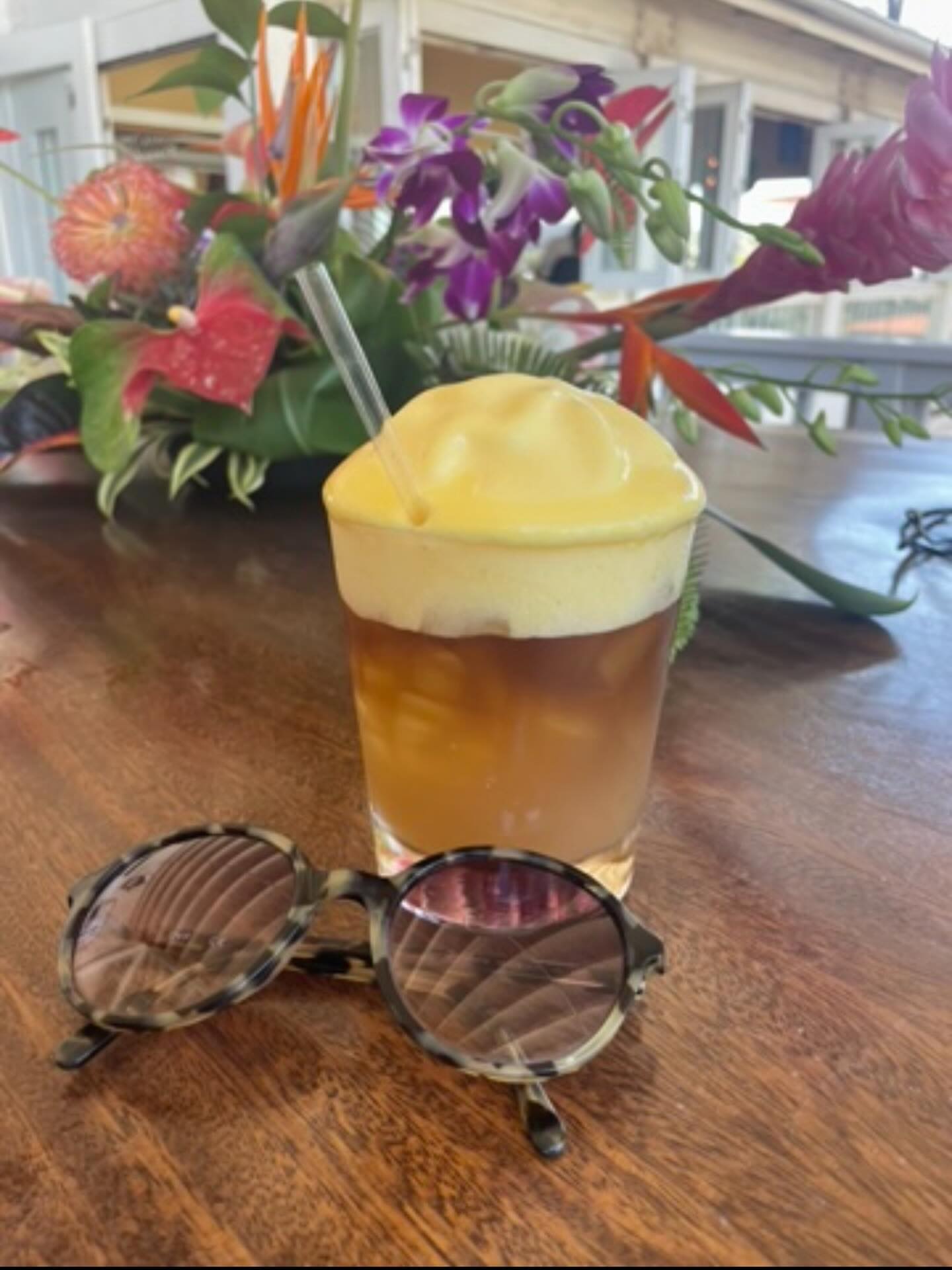 Fresh island cocktail served on a specialty tour